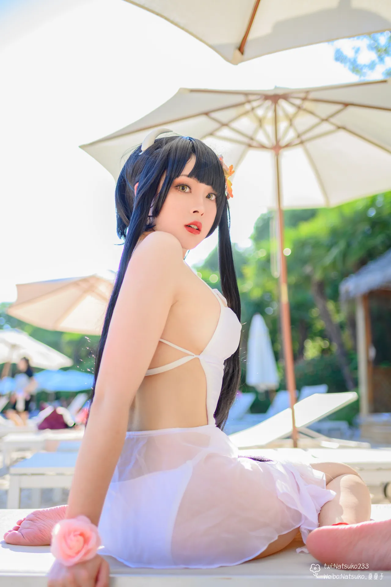 Natsuko夏夏子 - 碧蓝航线 比叡 泳装-erohere26.webp